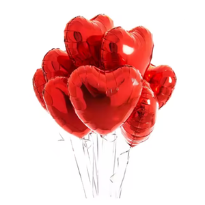 10 st hjärtballonger
